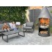 Zahradní krb FIRESTAR DN 800 SWING GLASS /3.generace/